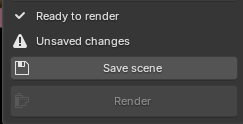 A blocker with its fix button — unsaved changes