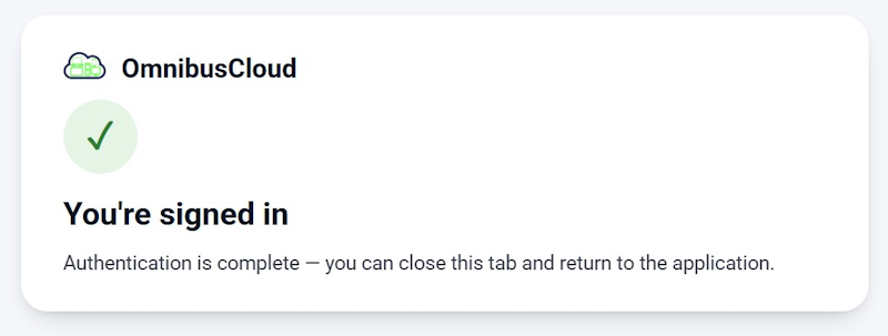 Signed in — back to Blender